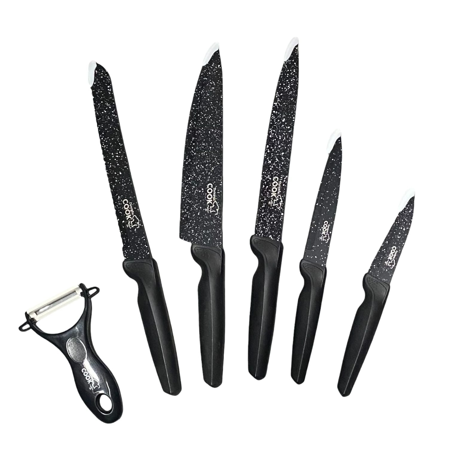 Set de 6 Cuchillos de Acero Inoxidable de Alta Calidad – ¡Corte Perfecto para tu Cocina!